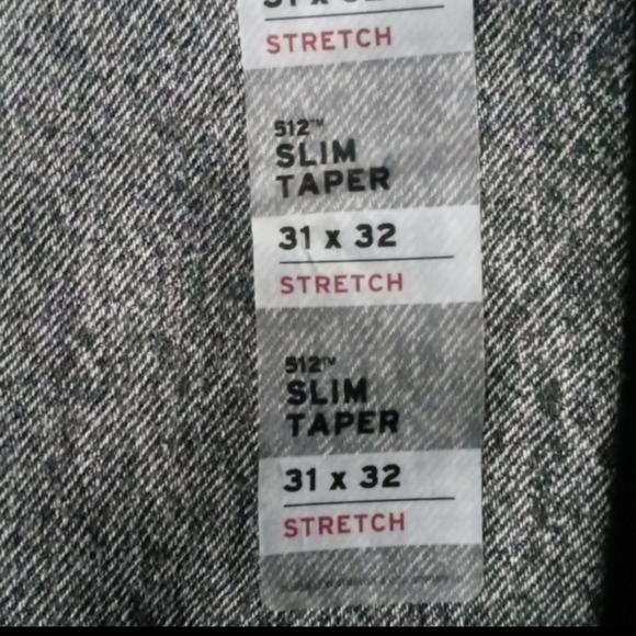 NWT LEVI'S 512 SLIM TAPER JEANS - Picture 6 of 14